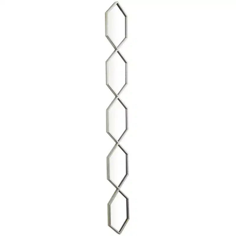 59x7 Metal 5 Wall Mirror with