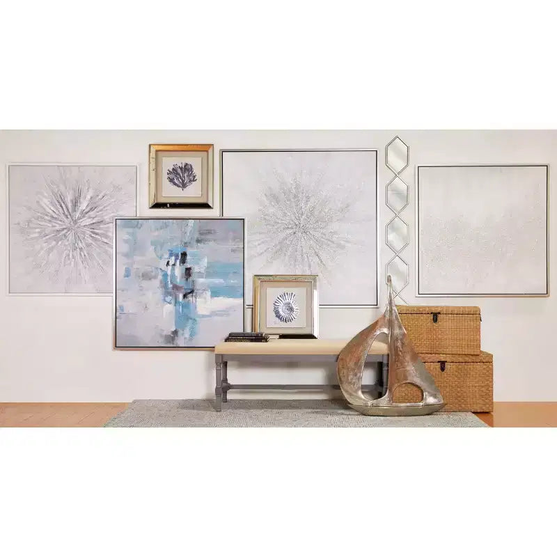 59x7 Metal 5 Wall Mirror with