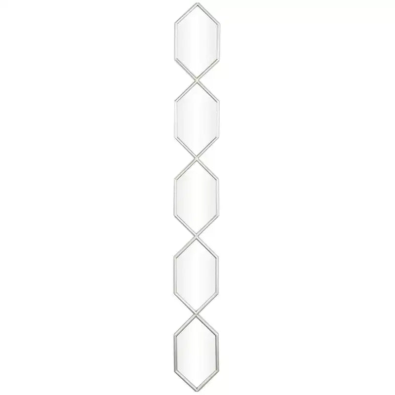 59x7 Metal 5 Wall Mirror with