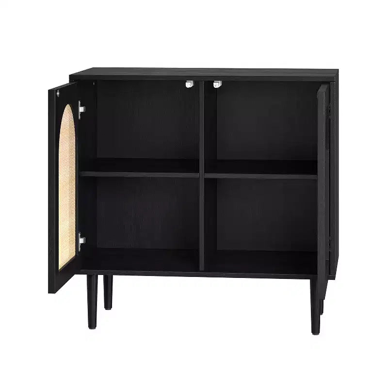 32" Tall 2-Door Accent Cabinet with 2 Adjustable Shelves