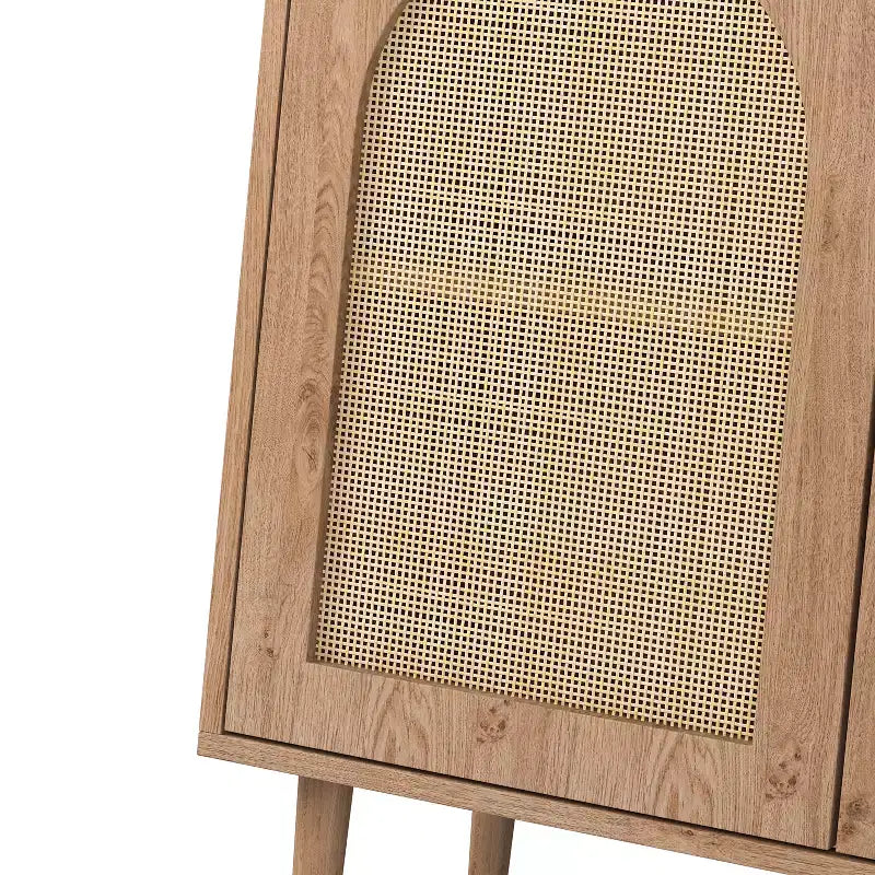 32" Tall 2-Door Accent Cabinet with 2 Adjustable Shelves