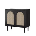 32" Tall 2-Door Accent Cabinet with 2 Adjustable Shelves