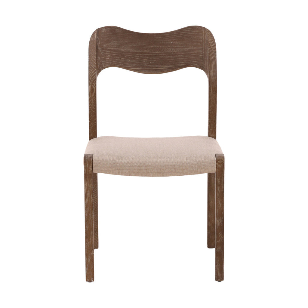 Cream Performance Fabric Dining Chair