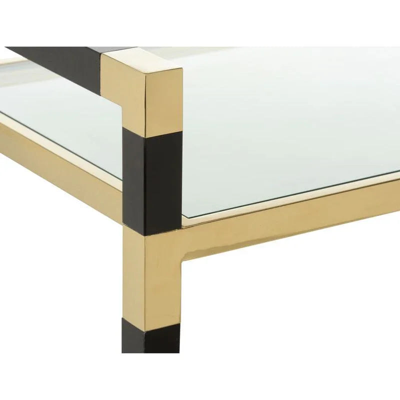 Acrylic Double Glass Top Bar Cart