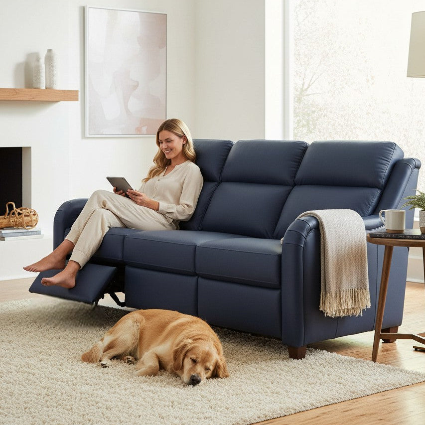 Luxury Power Motion Leather Sofa
