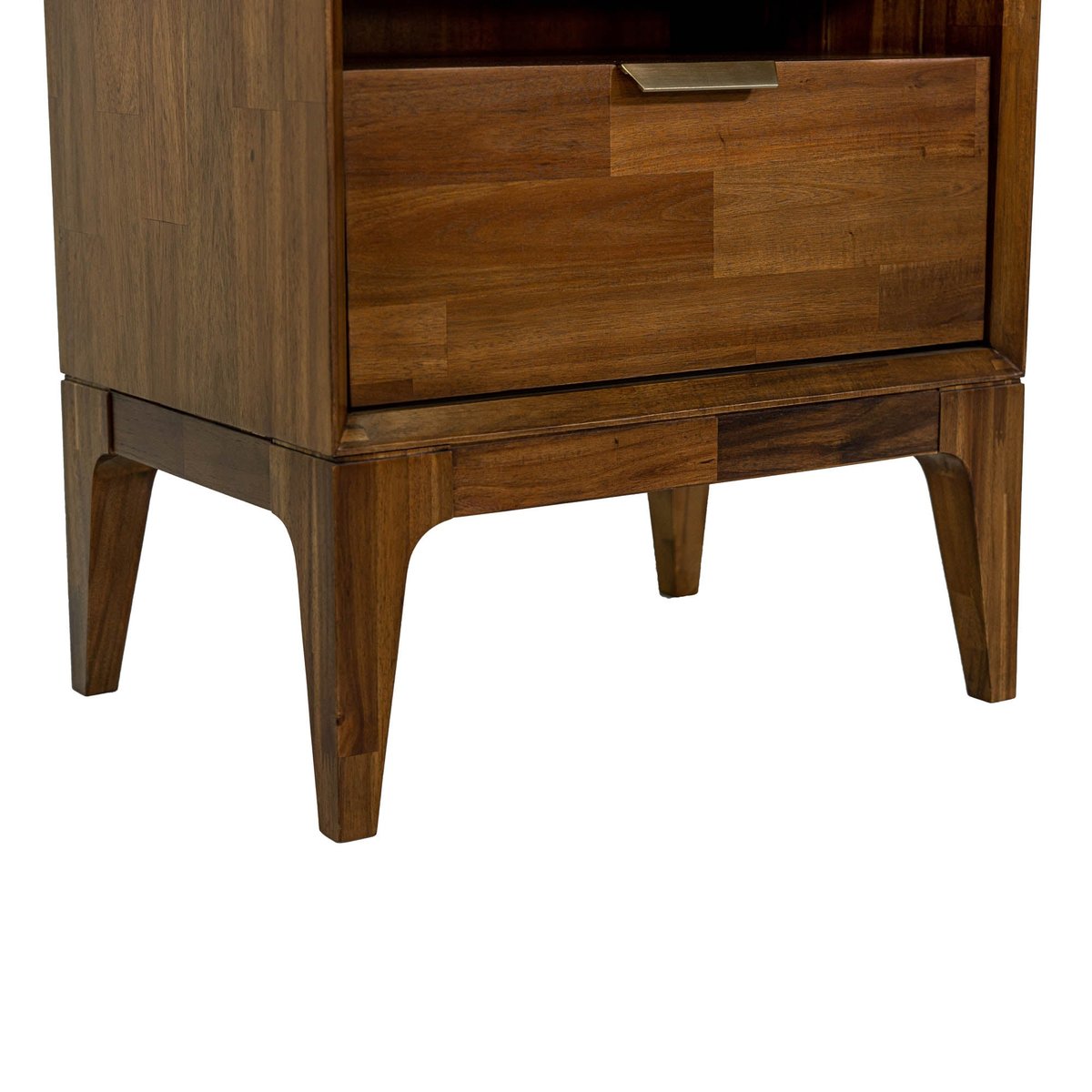 One Drawer Wood Nightstand
