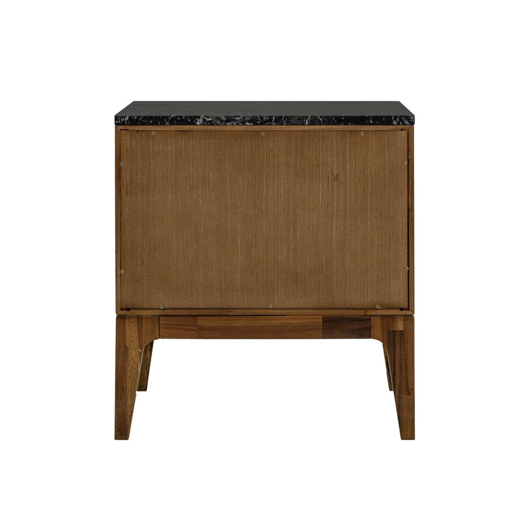 One Drawer Wood Nightstand