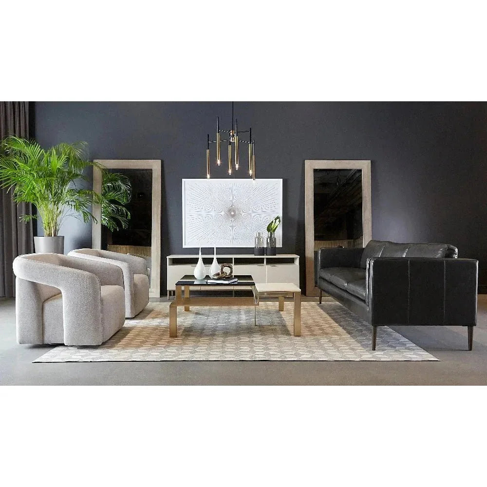 Wooden Iron Media Console TV Stand