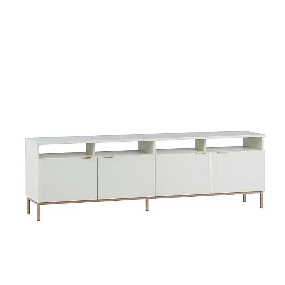 Wooden Iron Media Console TV Stand