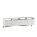 Wooden Iron Media Console TV Stand
