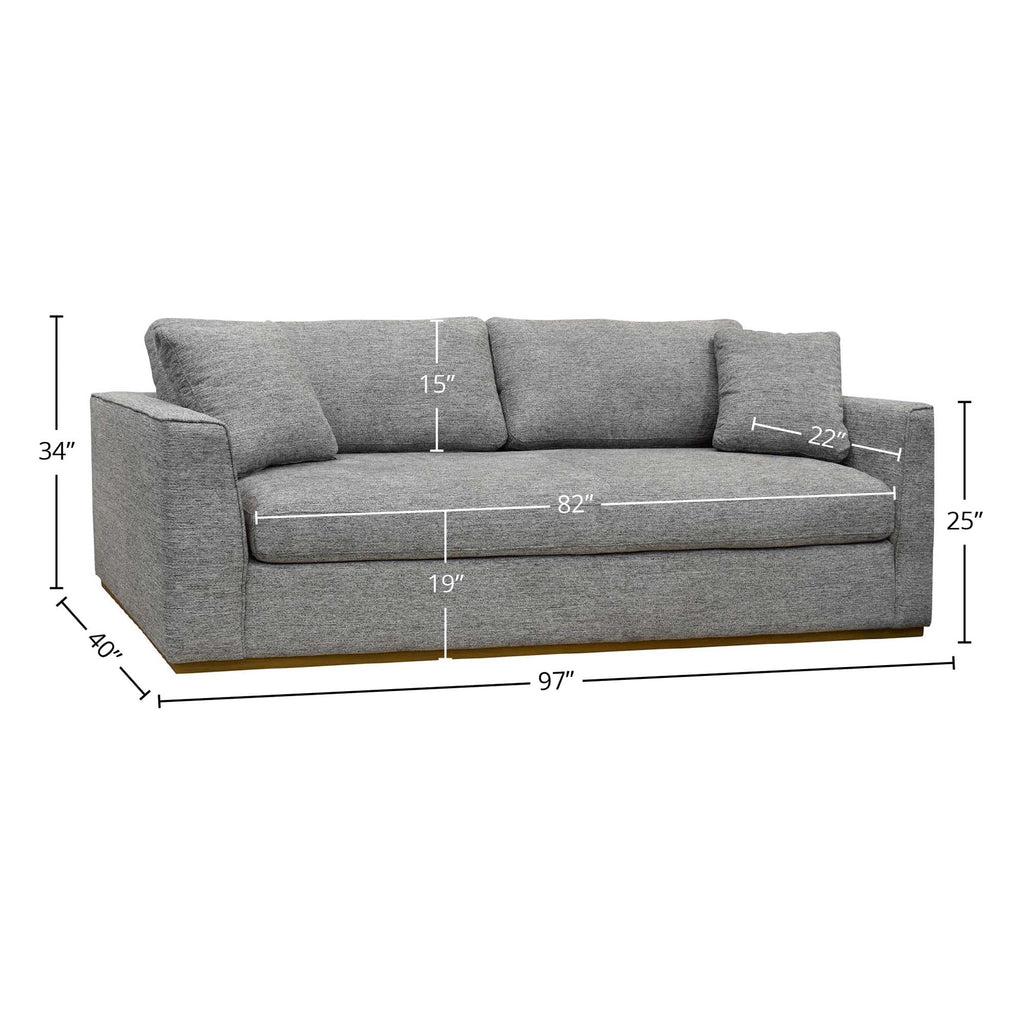 Grey Fabric Sofa