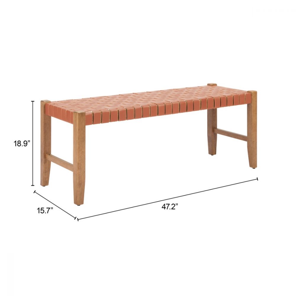 Leather Bedroom Bench
