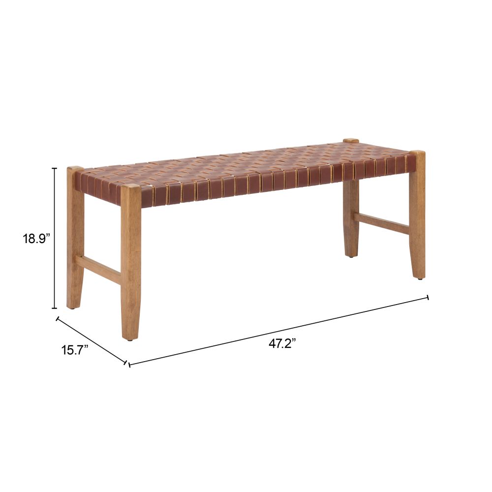 Leather Bedroom Bench
