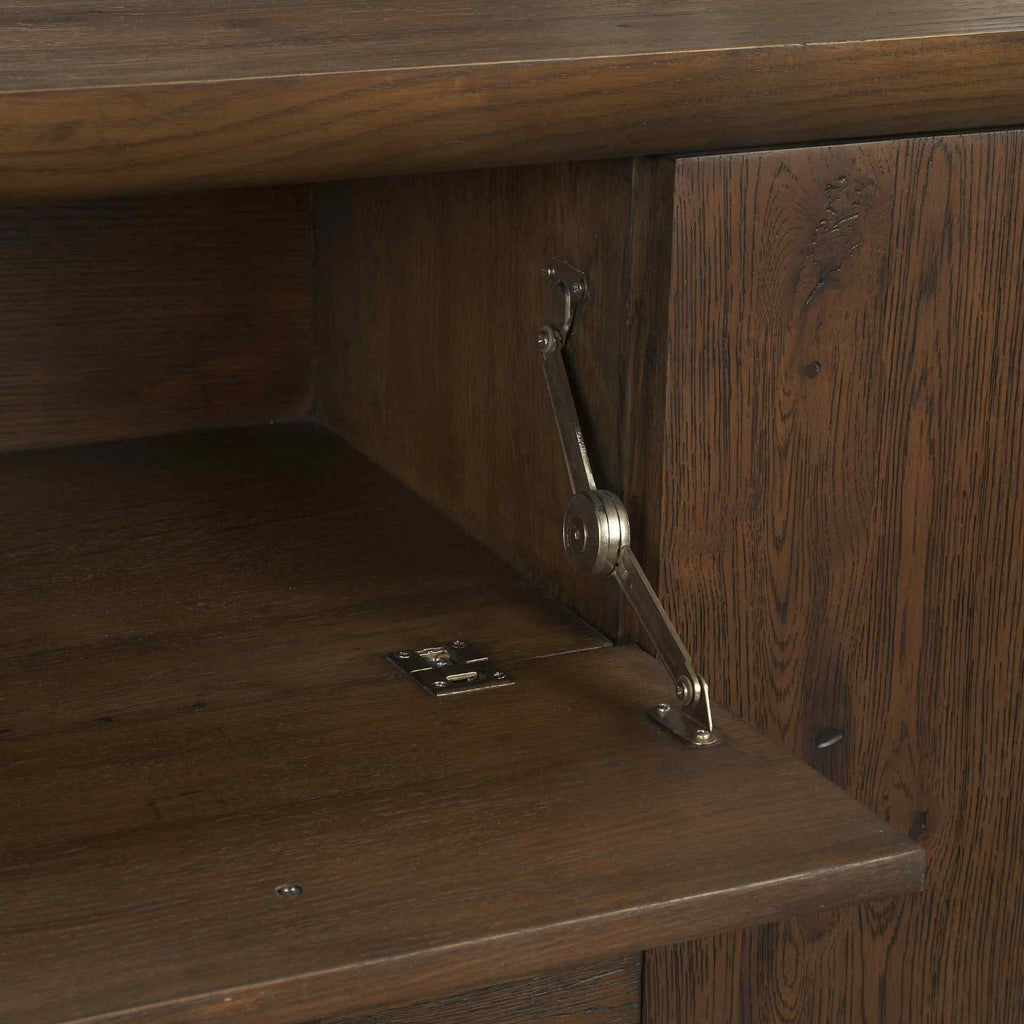 Four Doors Wooden Media Console