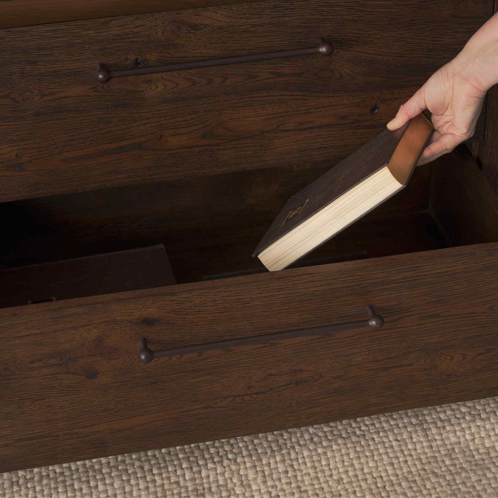 Four Doors Wooden Media Console