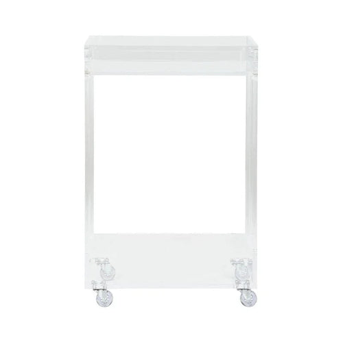 Acrylic Made Clear Bar Cart