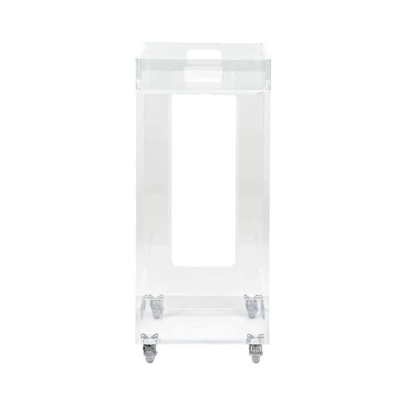 Acrylic Made Clear Bar Cart