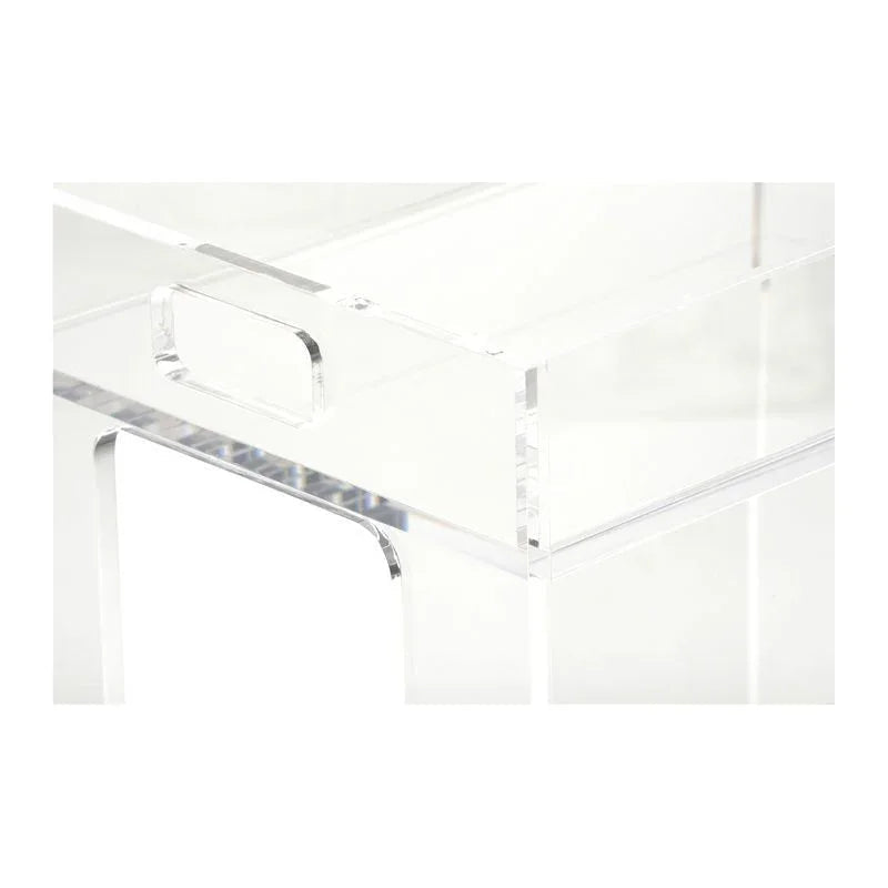 Acrylic Made Clear Bar Cart