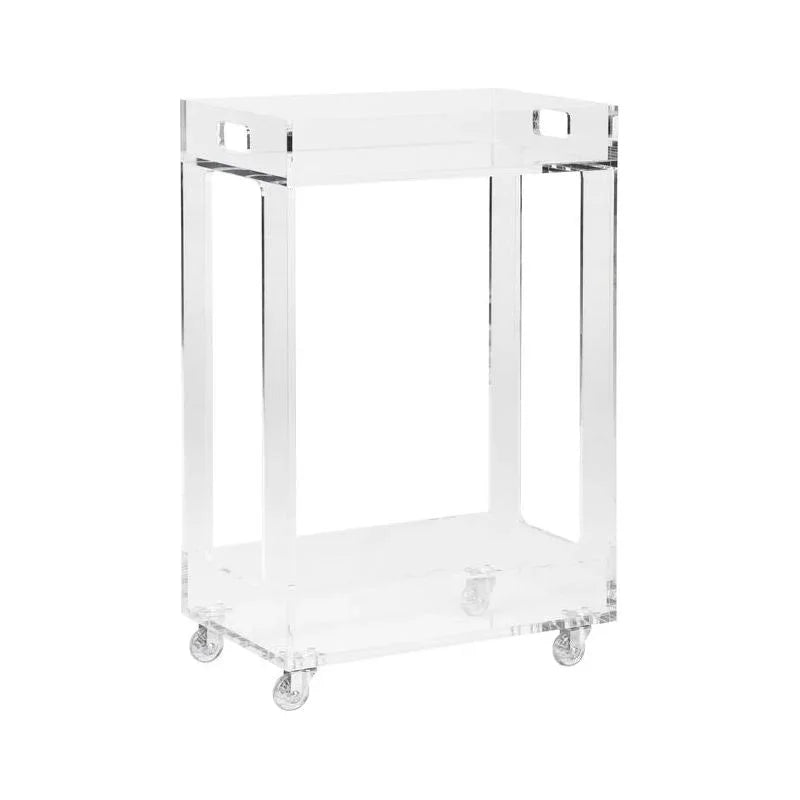 Acrylic Made Clear Bar Cart