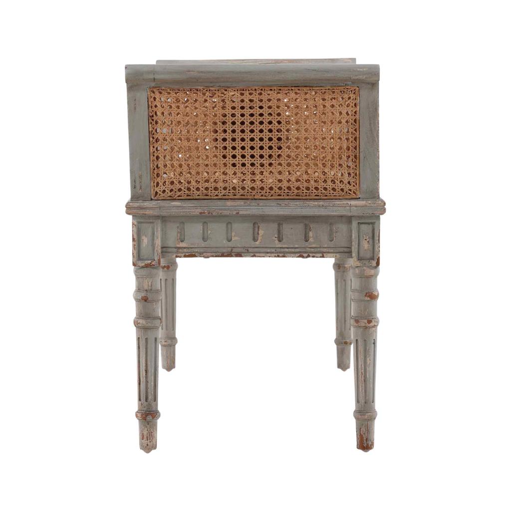 Hand-Carved Arms Bedroom Bench