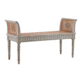 Hand-Carved Arms Bedroom Bench