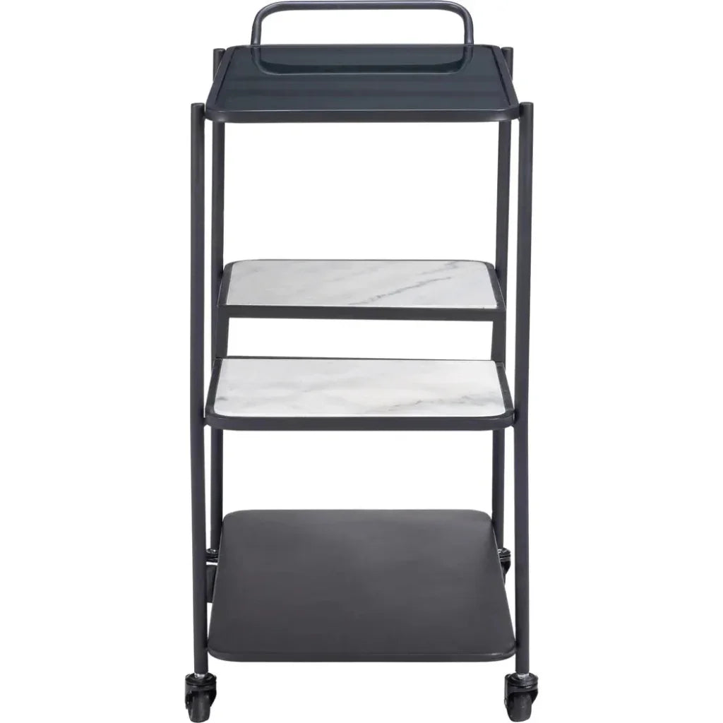 Black Bar Cart