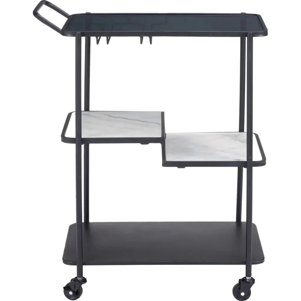 Black Bar Cart