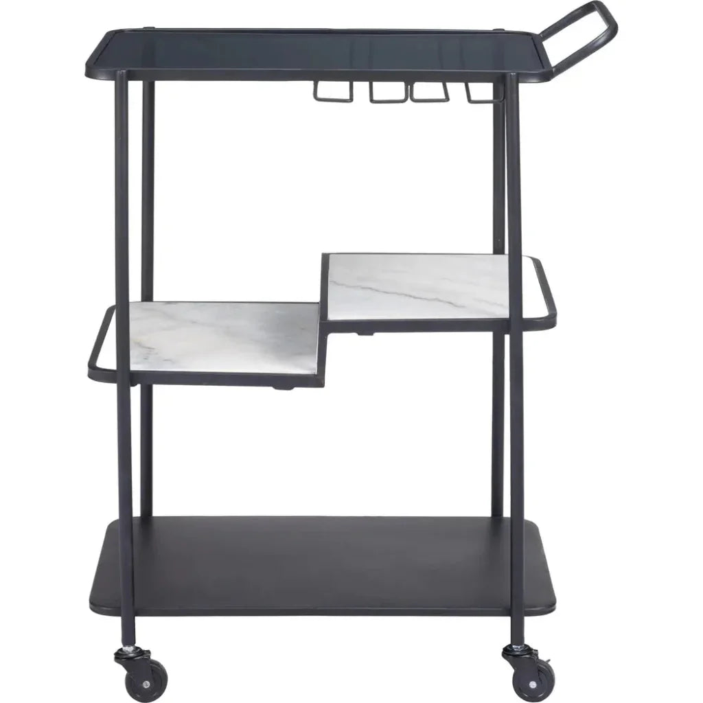 Black Bar Cart