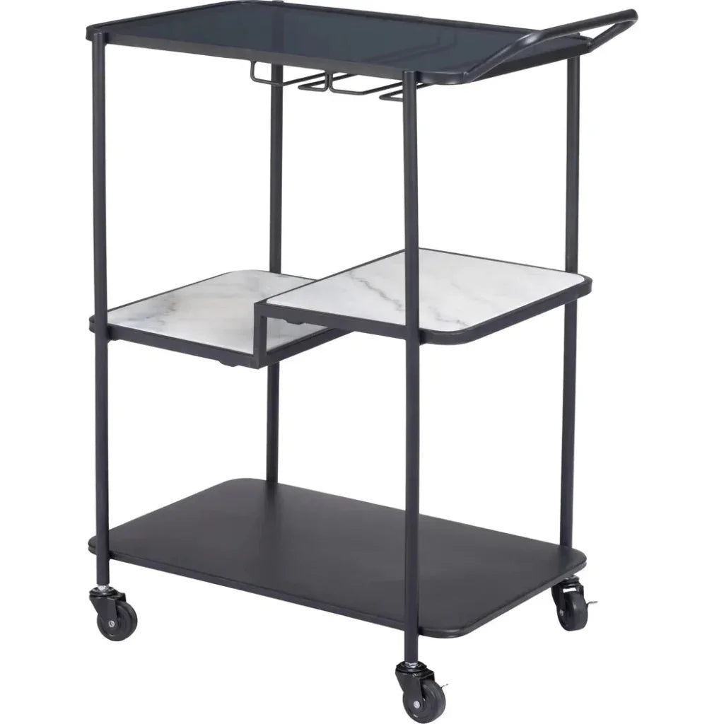 Black Bar Cart