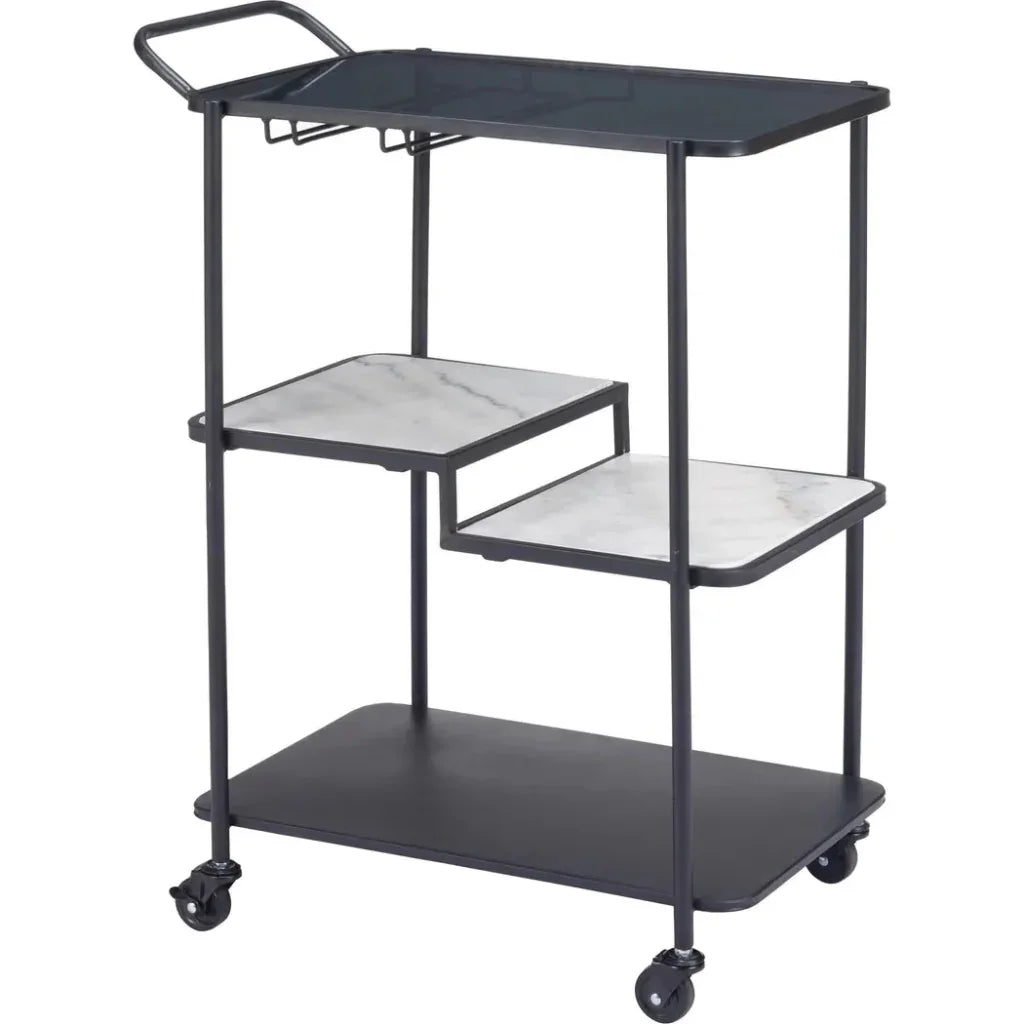 Black Bar Cart