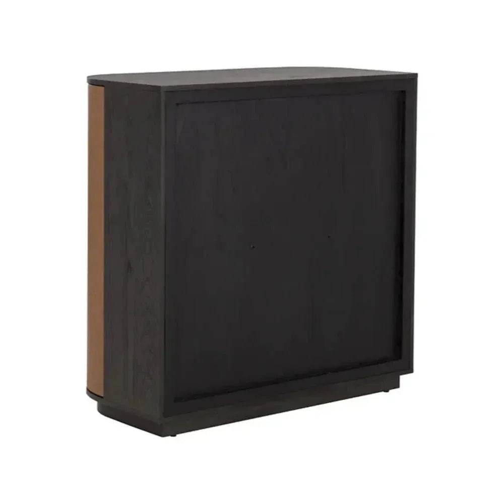 Leather Bar Cabinet
