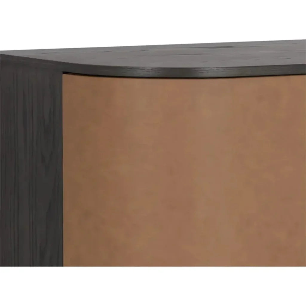 Leather Bar Cabinet