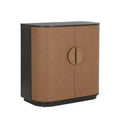 Leather Bar Cabinet