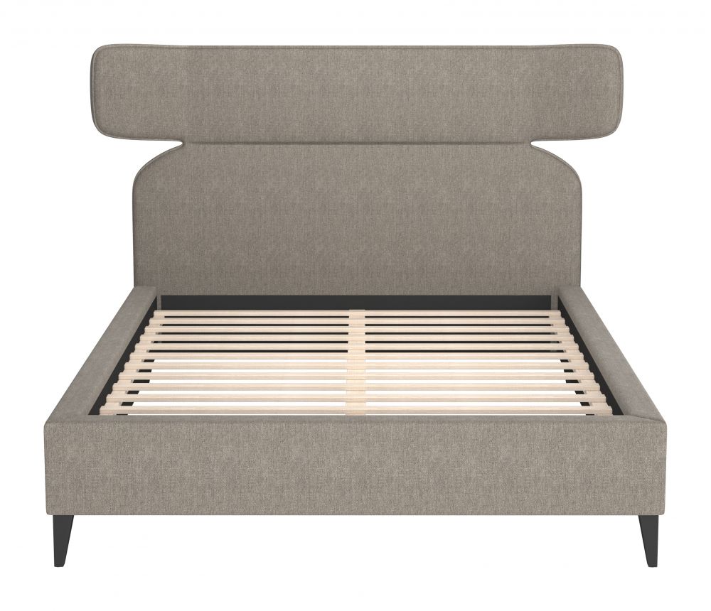 Grey Fabric Bed