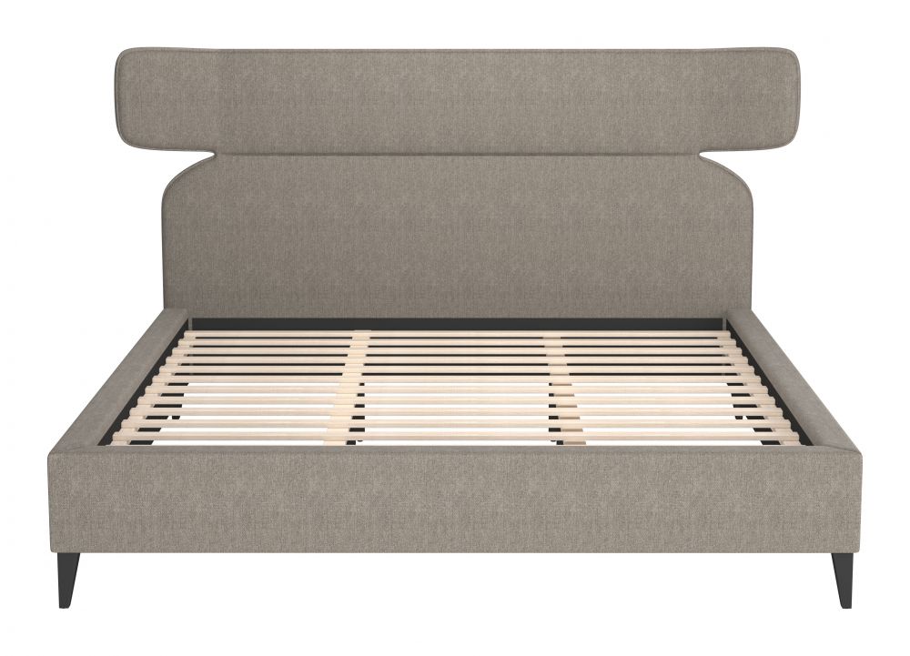Grey Fabric Bed
