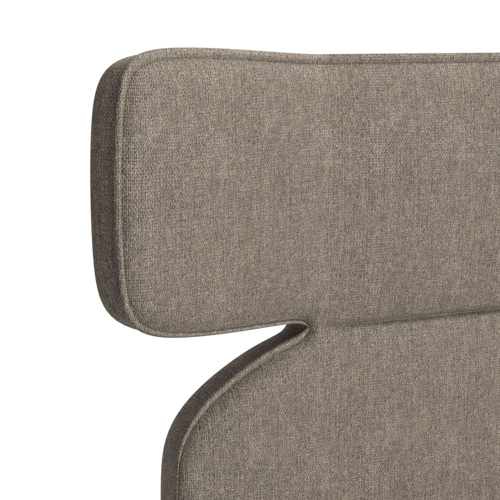 Grey Fabric Bed