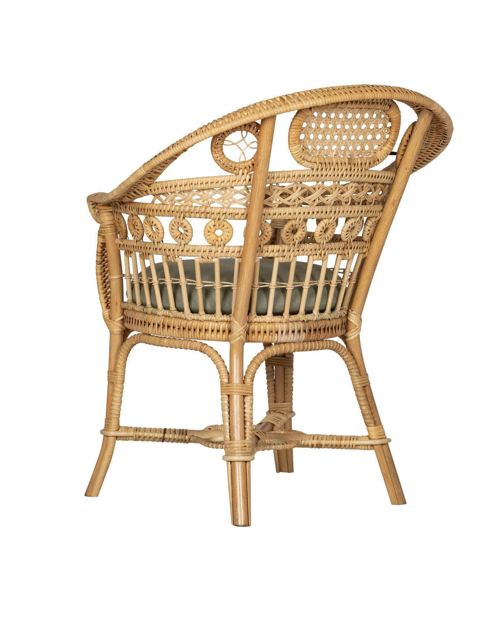 Natural Rattan Armchair
