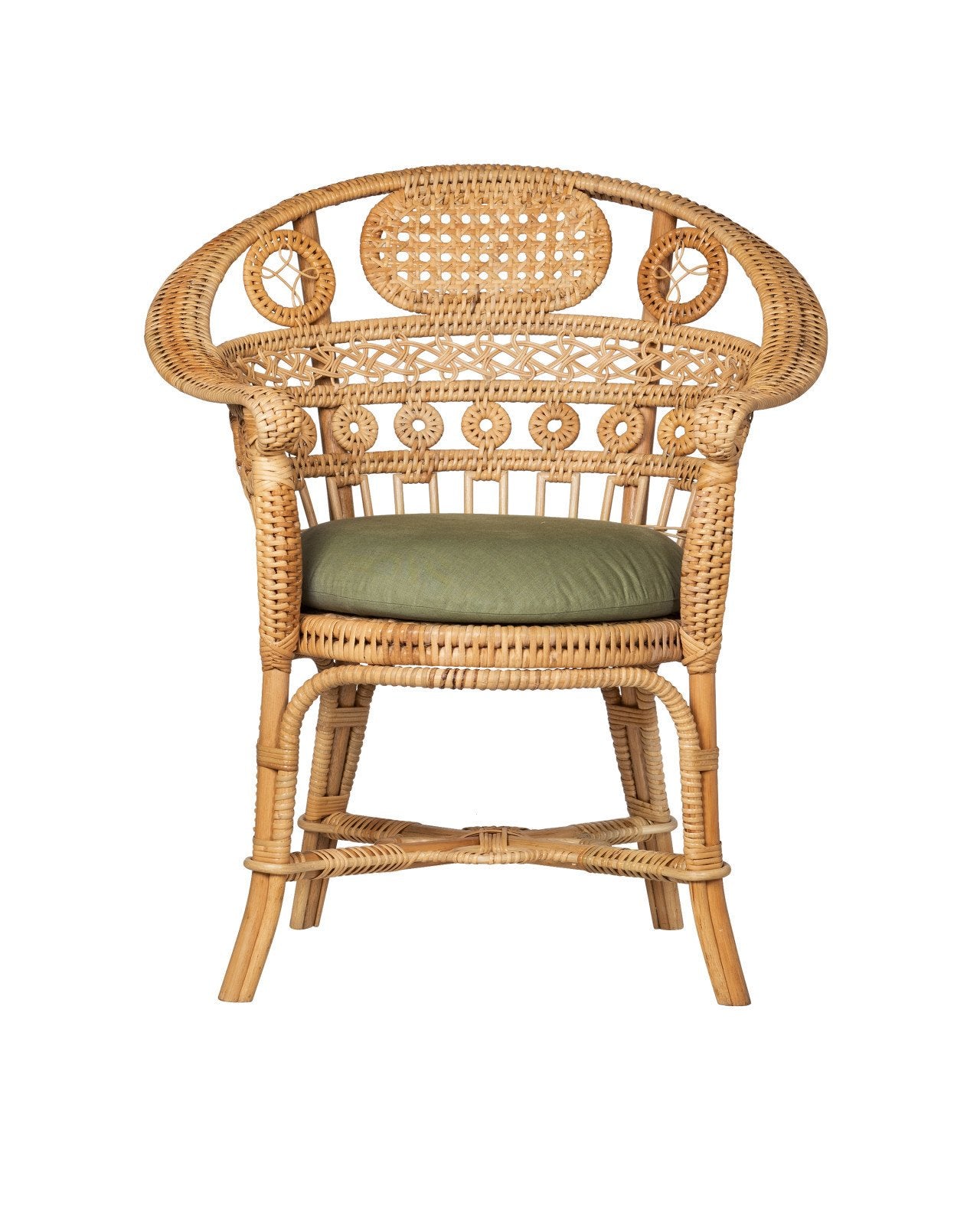 Natural Rattan Armchair