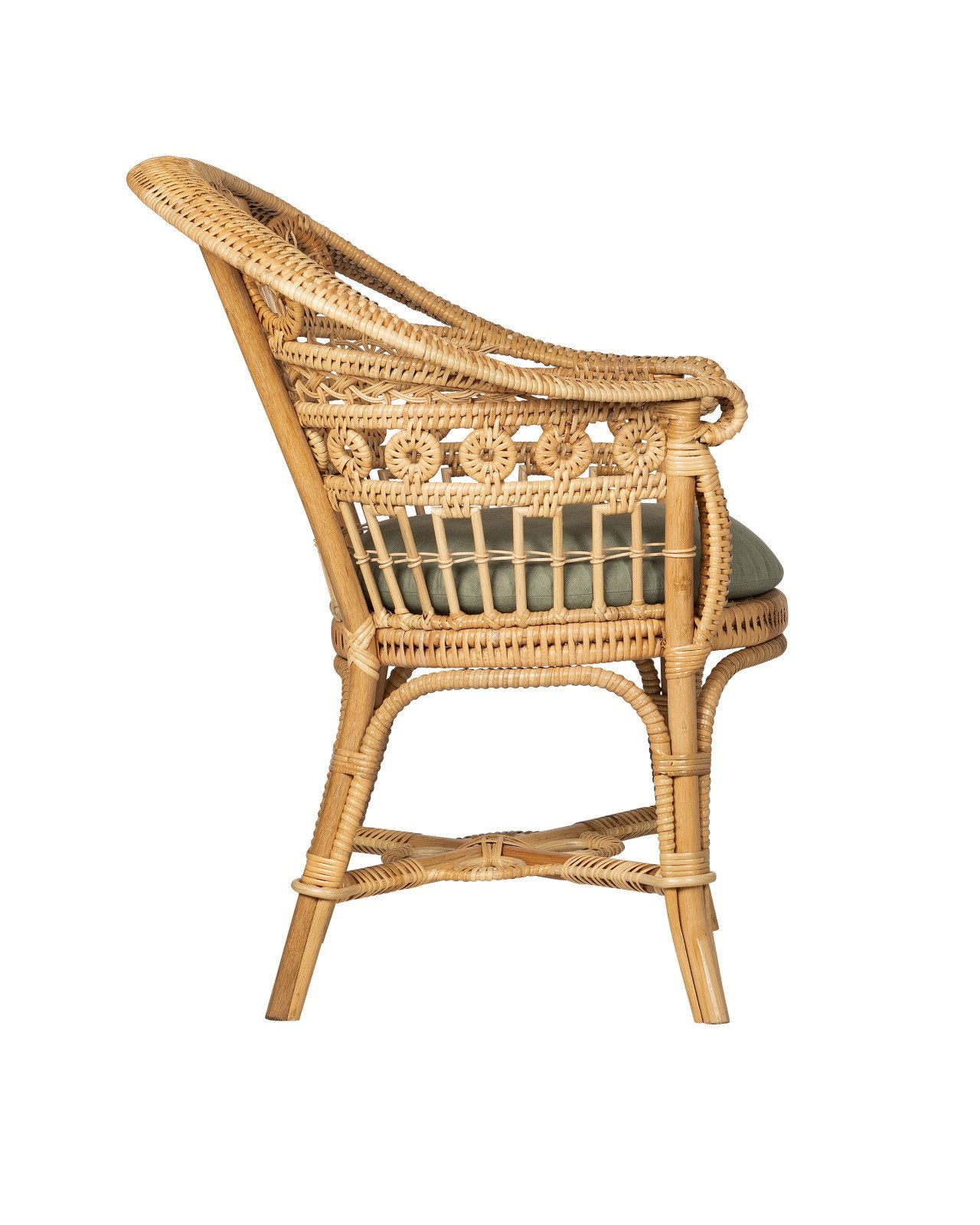 Natural Rattan Armchair