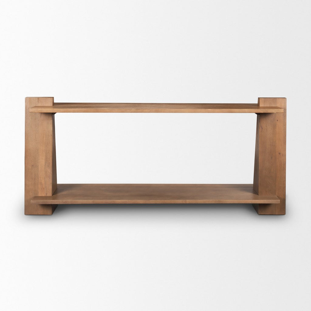 Wooden Rectangular Console Table