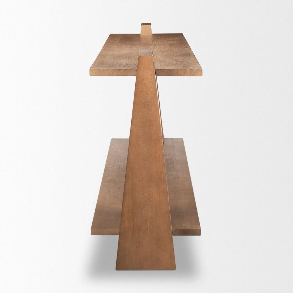 Wooden Rectangular Console Table