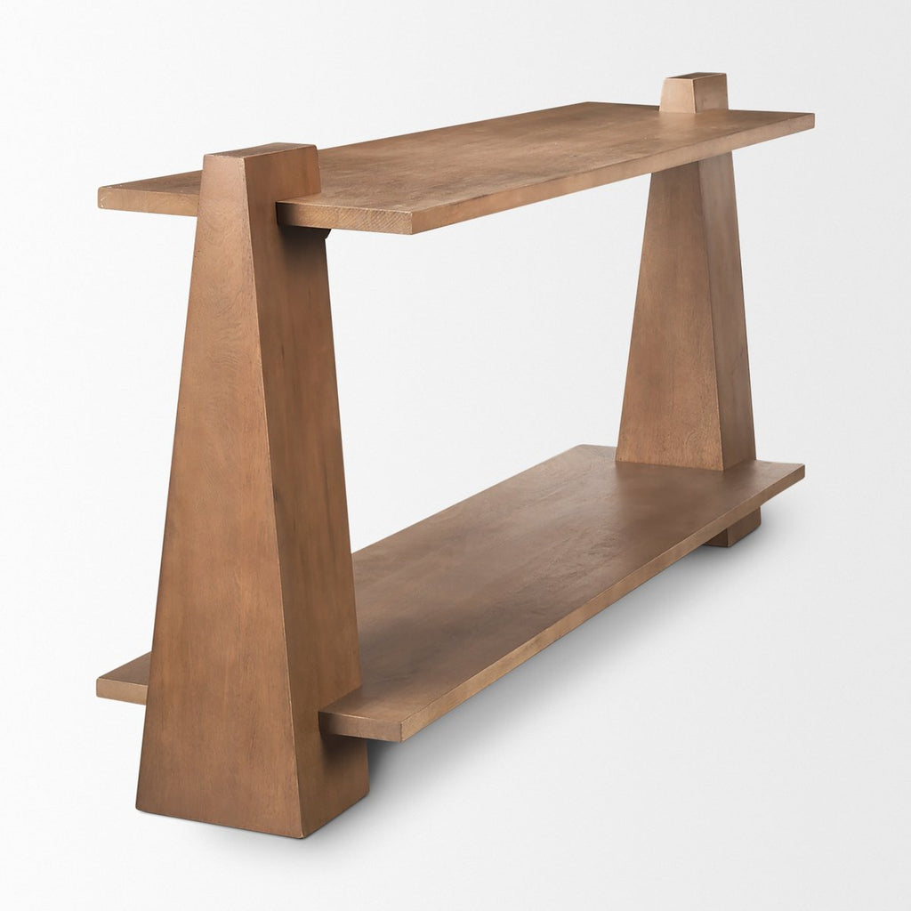 Wooden Rectangular Console Table