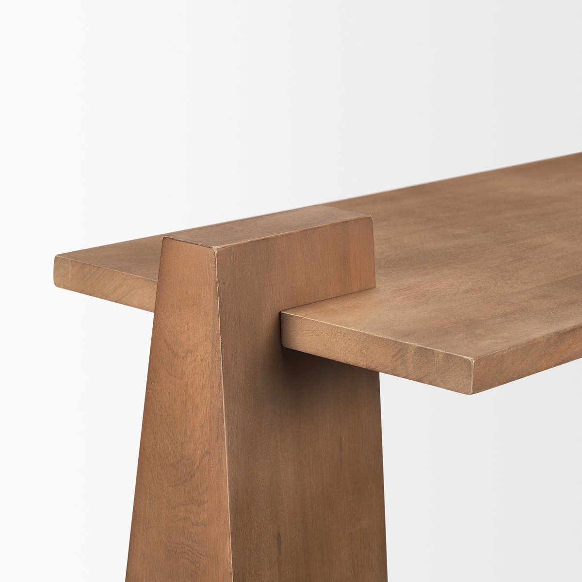Wooden Rectangular Console Table