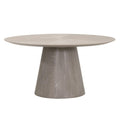 Round Solid Ash Wood Dining Table