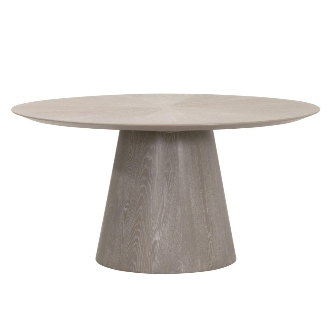 Round Solid Ash Wood Dining Table