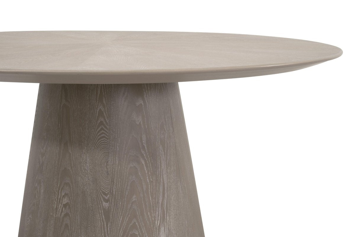 Round Solid Ash Wood Dining Table