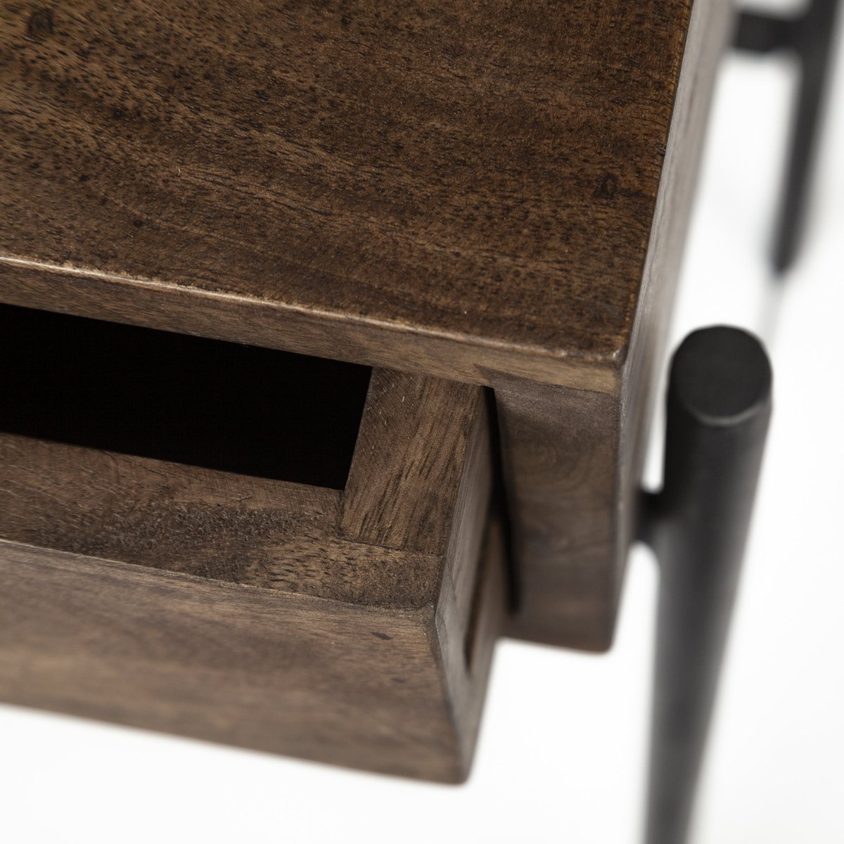 Four Drawers Wood Console Table