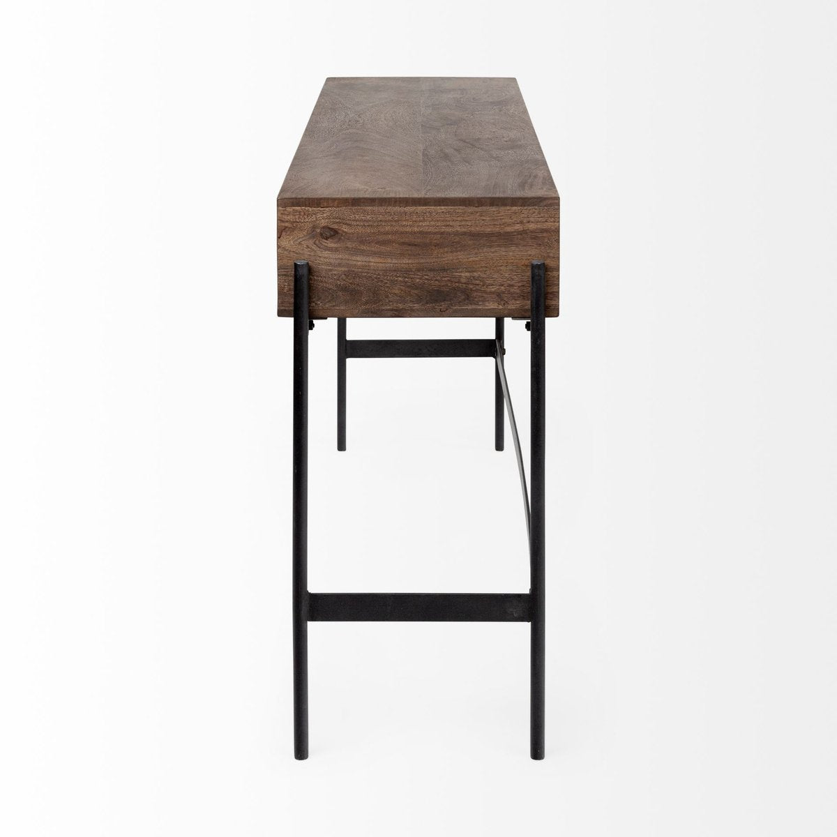 Four Drawers Wood Console Table