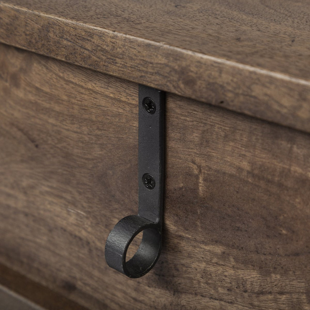 Four Drawers Wood Console Table