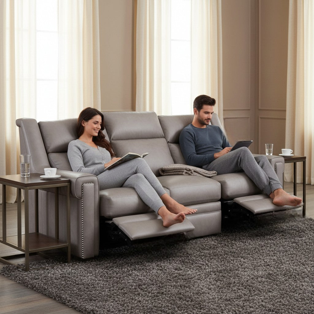 Luxury Power Motion Leather Sofa